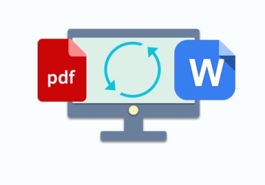 PDF TO WORD DATA CONVERSION SERVICE
