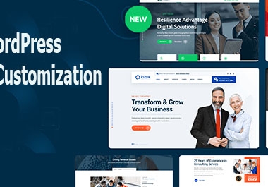 I will Create,  redesign and customize wordpress website or blog website