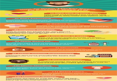 I will design professional infographic for you in illustrator