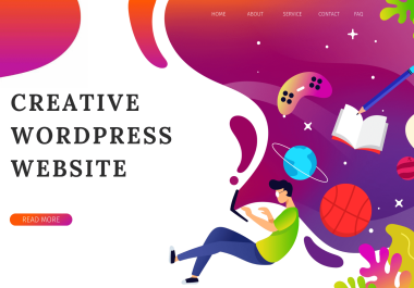 I will design professional and responsive WordPress website with ecommerce and blog