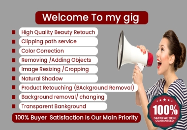 I will do Background remove 5 image.