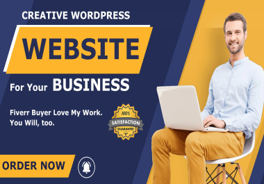 I will create your complete wordpress website with seo