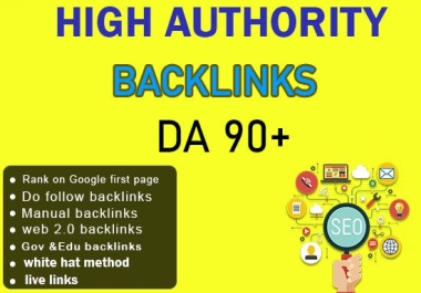 I will publish high authority seo backlinks.