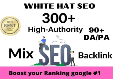 I will Create 500+ High-Autority 90+ DA/PA Do-follow backlinks,  Get rank in google first page