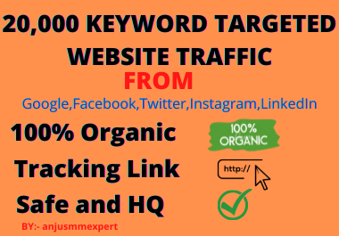 Bring 20,000 Keyword Targeted Website Traffic