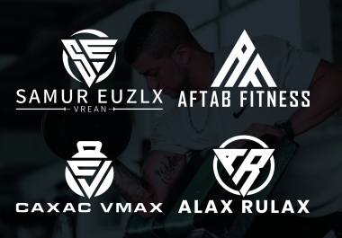 Monogram initial letter logo design