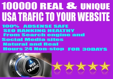send 100000 any ad network safe organic real human traffic to any website