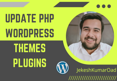 update php version of your wordpress website