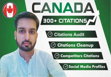 I will provide 300 local citations and directory submission for canada