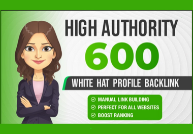 I will create high authority social profiles for SEO backlinks