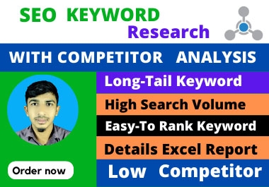 50 SEO keyword research on your website any topic or niche