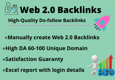 I will do 20+ high quality Web 2.0 Blogs backlinks for your website