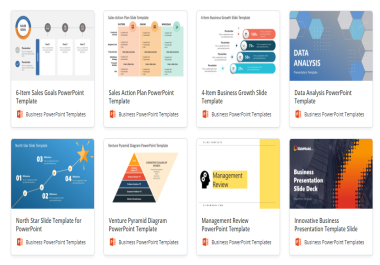 I will create the business,  educational PowerPoint presentation