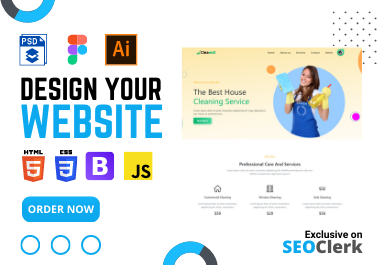 I will design responsive website and convert psd and figma to html