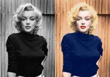 This is all about receiving a job from you and helping you to colorise it and it will look awesome.