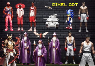 I will create a unique pixel art character that you can use anywhere