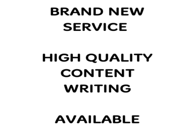 I Will Write Creative Content Fast