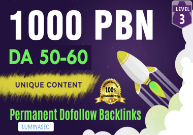 Build 1000 PBNs DA 50+ PLUS Home Page Aged PBNs Backlinks
