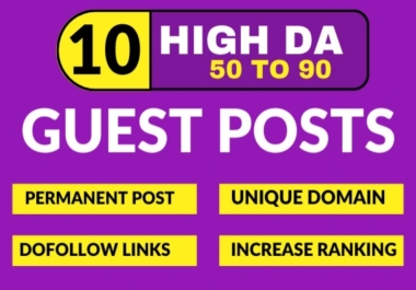 I will write and publish 10 Google News Approved & Indexed Guest Posts on High Traffic Sites