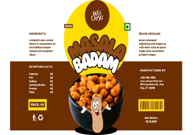 I will design professional label and packaging for your product