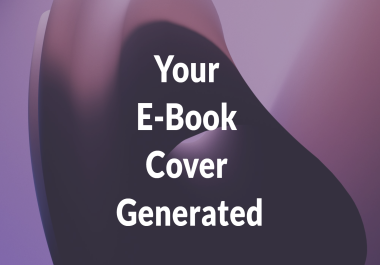 E-Book Cover Design - 3D,  Abstract and All other perfect Design