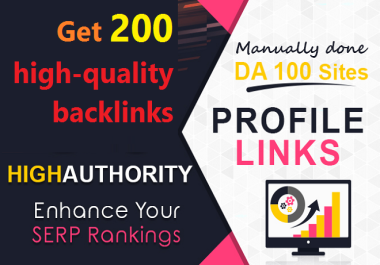 Get 200 high-quality backlinks