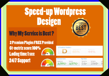 i will speed up wordpress website for google pagespeed insights 24hrs