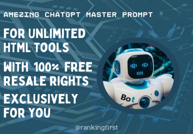 Generate Unlimited,  Powerful HTML Tools with Master Prompts
