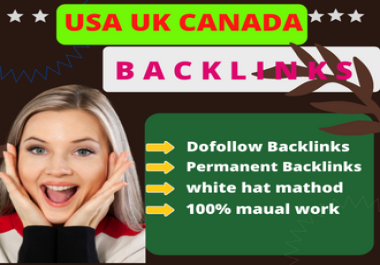 30 uk usa canada backlink from high domain authority website manually low spam score high DA PA