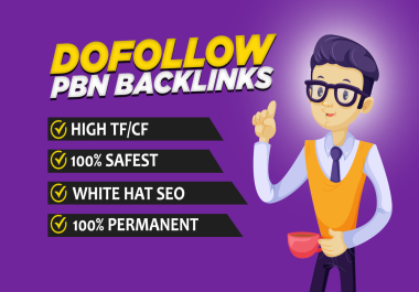 10 High TF CF Permanent PBN Backlinks - Dofollow Contextual Link