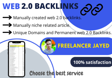 High quality 30 web 2.0 homepage SEO backlinks