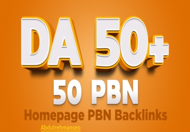 PBN backlinks To Boost Your Website Ranking 50 PBN With DA 50+
