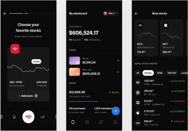 I will develop fintech app,  wallet app,  investment app,  insurance app for android and ios