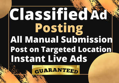 I Will crate 80 ad posting high traffics sites Boost your website