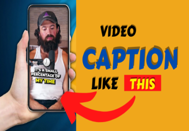 I will add subtitles or captions to shorts reel and videos