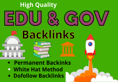 I can Build 30 High Quality Dofollow Edu and Gov Backlinks on high DA sites