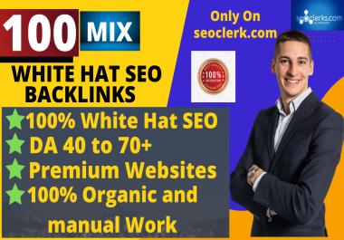 Boost your site with 100 mix SEO backlinks on high da pa website