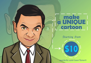 I Will Make a Unique Portrait Cartoon of You