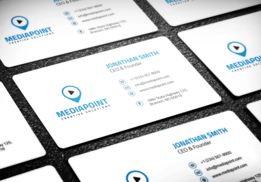 I will design professional pro business card design services
