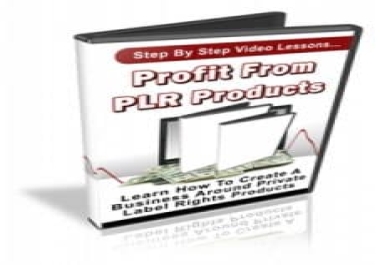 EARN MONEY LEARN FROM PLR PRODUCTS