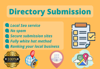 I will provide 60 directory submission through high authority sites