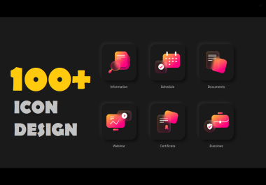 Professional icon design for blog and website