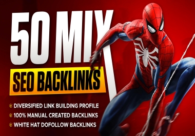 SKYROCKET your Website Ranking with 50 Mix SEO Backlinks Manual Link Building Dofollow Backlinks