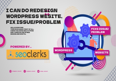 fix any Problem/bug/issue on WP Website