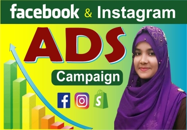 Setup and run facebook ads,  instagram ads campaign for sales and leads