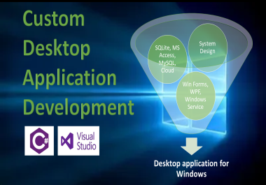 I will your developer for csharp,  winform,  uwp,  wpf,  windows service