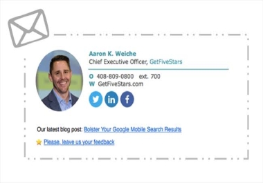 I will make clickable email signature or HTML email signature for gmail,  outlook,  mac