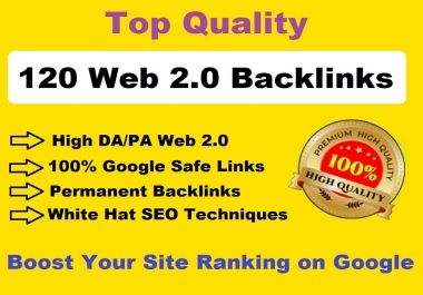 White Hat SEO - Top 120 Web 2.0 Backlinks to Boost Site Ranking