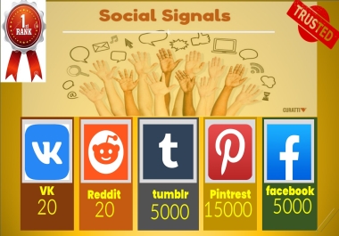 Best Offer Cheap Rate 25,000 Social Signals From 6 High DA Platform To Boost Your Site SEO Ranking