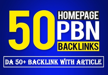 50 Homepage Blogger PBN Backlinks With Article white hat SEO Techniques